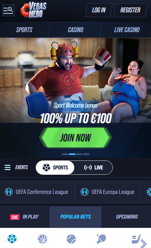 VegasHero Casino mobile