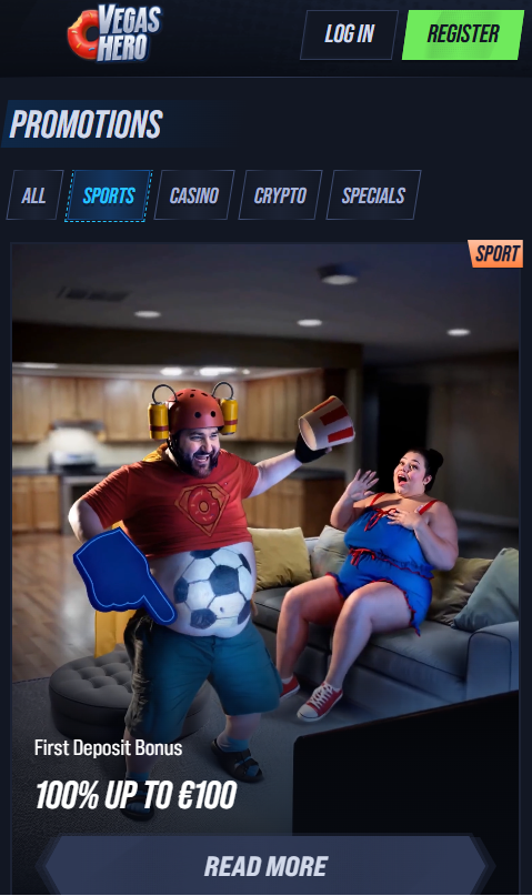 VegasHero Casino mobile